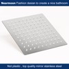 NearMoon Rain Shower Head With Shower Arm, Ceiling Mount Square