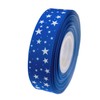 ATRibbons 25 Yards 1 Inch Wide Stars Printed Grosgrain Ribbons,Color