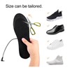 2Pcs Heated Insoles L Size USB Plug in Washable Foot