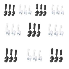 30Pcs Zipper Puller Replacement, Zipper Repair Kit, Removable Zipper Repair Kit, Zip Removable Puller, 3 Sizes Instant Zip Fixer, Extension Fixing Zipper for Luggage, Backpacks, Jackets