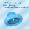 Silicone Palm Chest Percussion Cup, Chest Physical Aid Therapy Cup,