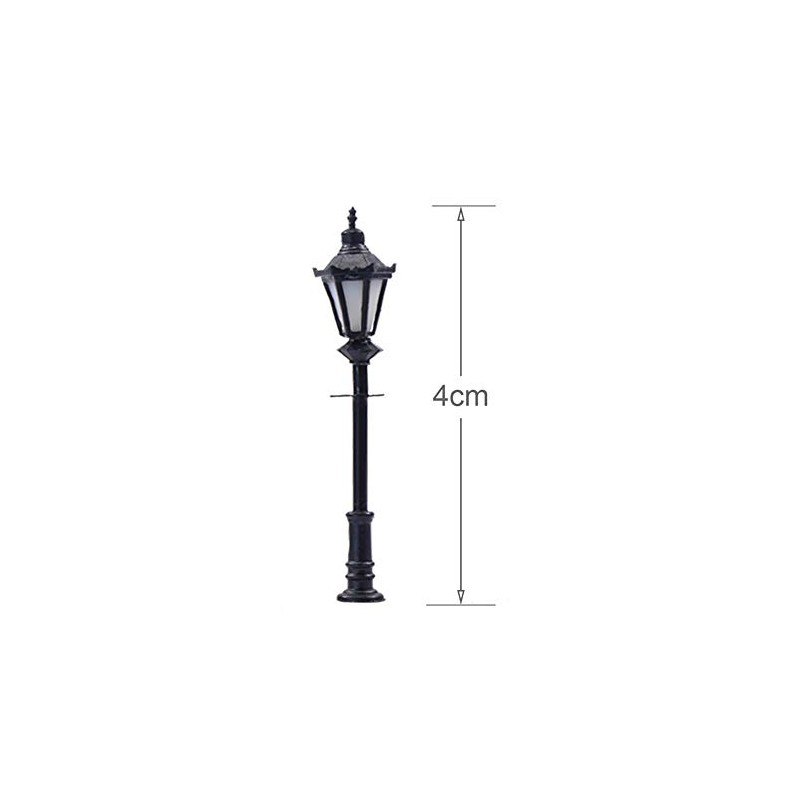 Evemodel Set of 5 Model Parking Lanterns LED Light Lamps