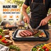 XL Collapsible BBQ Prep Tub with Locking Lid and Cutting