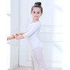 Soudittur Body Danza Bambina Balletto Body Leotards Costumi Cotone 3/4