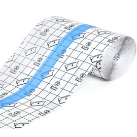 OBTANIM Transparent Waterproof Stretch Clear Adhesive Film Bandage Skin Dressing Tape for Tattoo Aftercare (4 x 197 Inch)