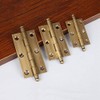 2Pack Decorative Antique Brass Kitchen Cabinet Hinges Bronze Furniture Cupboard