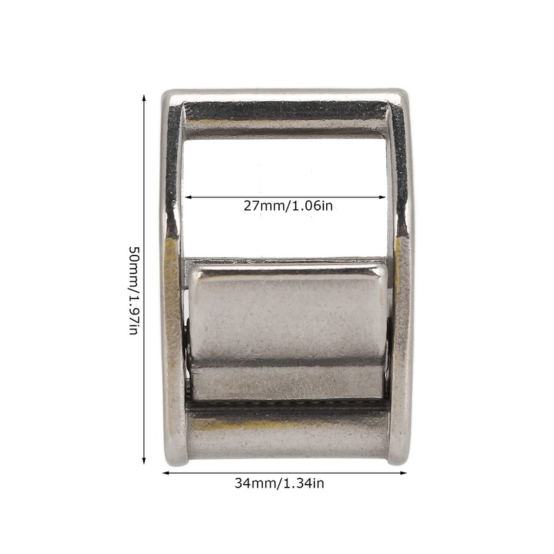 Stainless Steel Heavy Duty Cam Flap Buckles, Adjustable Lashing Cargo