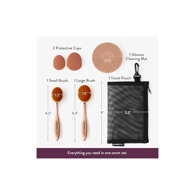 MotherCould Set de Brochas de Protección Solar Premium – Aplicador