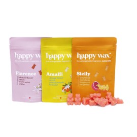 Happy Wax Italian Mix Soy Wax Melts - Includes: Sicily, Florence, Amalfi. - Over 150 Hours Burn Time (6 Oz Total)