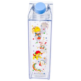 Silver Buffalo Rainbow Brite Featuring Twink, Puppy Brite, and Starlite Plastic Milk Carton Pitcher Bottle, 16.2 Ounces