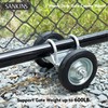SANKINS 6" Rolling Gate Wheel Carrier Heavy Duty for Driveway
