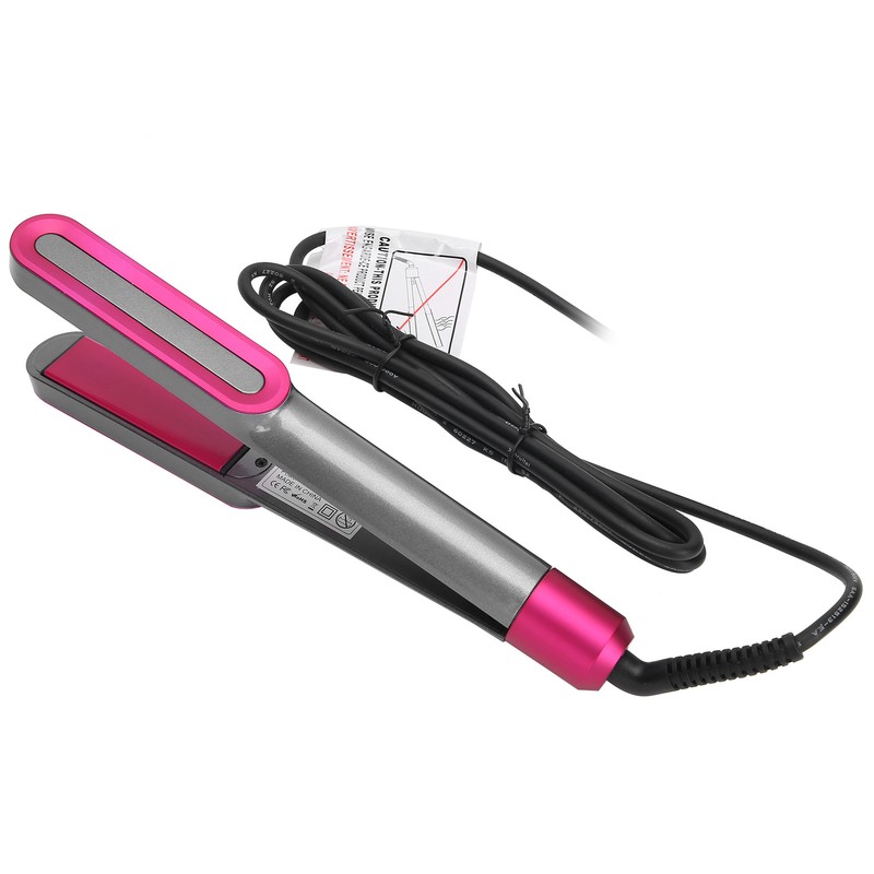 Hair Curler Straightener Dual Use Ceramic Barrel Adjustable Temperature Hairstyling
