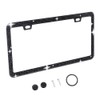 Bling Rhinestone License Plate Frame,Luxury Diamond Inlaid Thin Border Car