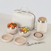 SANTECO Vacuum Insulated Soup Jar Set (Cream)