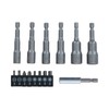 Power Nut Driver Drill Bit Metric Socket 6-13mm + Bits
