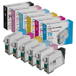 LD Products Remanufactured Ink Cartridge Replacements for Epson 79 High Yield (1 Black, 1 Cyan, 1 Magenta, 1 Yellow, 1 Light Cyan, 1 Light Magenta, 6-Pack) for use in Artisan 1430, Stylus 1400
