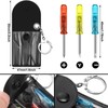 Jutom 48 Pcs Mini Tape Measure Keychain Bulk Mini Screwdriver