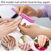 10Pcs 100/180 Grit Nail Files and buffers,Double Sided Nail Files,Nail