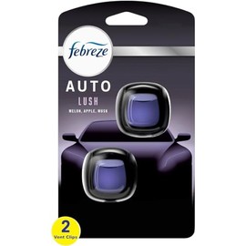 Febreze Car Air Freshener Vent Clips - 2 Clips - 0.07 Fl Oz (Lush)