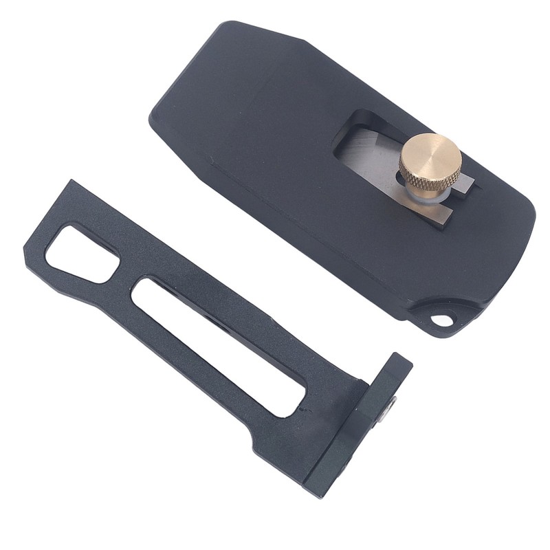 2Pcs Chamfer Plane Aluminum Alloy Edge Trimmer Corner Banding Woodworking