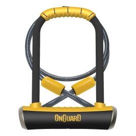 Candado Tipo U Onguard 8005 Pitbull Seguridad 80 Bici Moto Color Negro