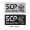 SCP Foundation Patch Special Containment Procedures Foundation Logo Embroidered Biker