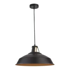 Tecnolite Lámpara Colgante Negro Mate 20w 100v