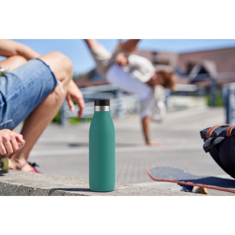 Emsa N31110 Bludrop Colour Drinking Bottle, 0.7 Litres, 100% Leak-Proof,