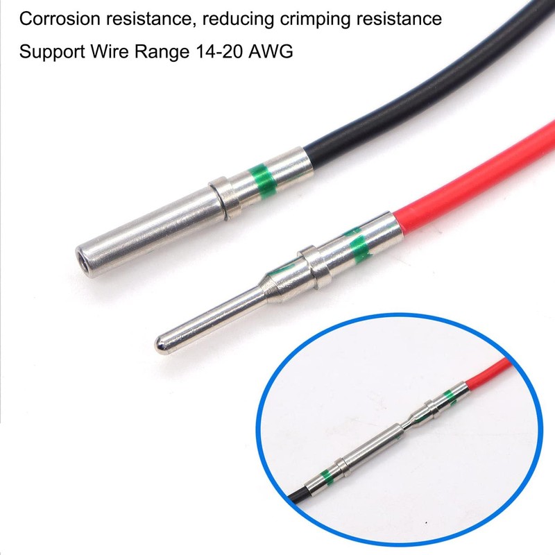 180 Pcs for Deutsch Connector Pins and Sockets Solid Contacts