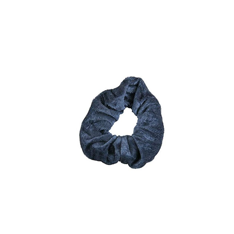 Pack of 2 Velvet Scrunchies (Charcoal)