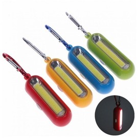 LED Carabiner Flashlight Keychain for Camping & Hiking Blue BL09555 100ea