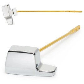 Qualihome TOTO Toilet Handle Replacement THU004-CP - Side Mount Toilet Handle Tank Flush Lever - Toilet Bowl Handles Side Mount - ELJER Toilet Handle Replacement - Chrome Polished