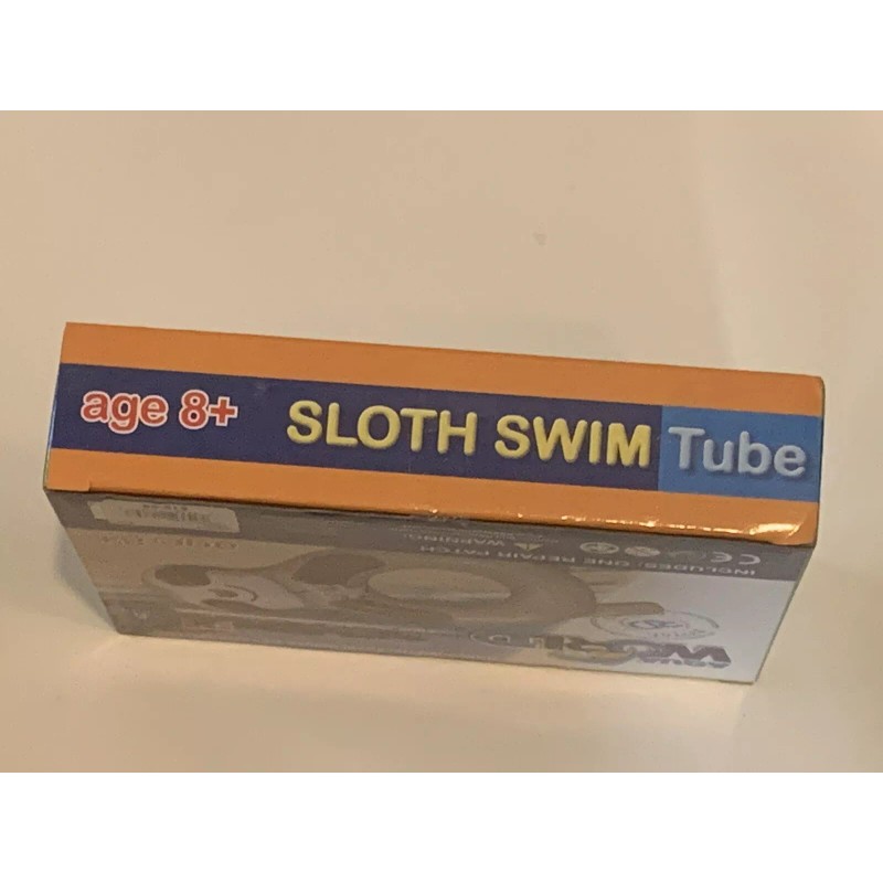 Aqua World Sloth Swim Tube Pool Float Ring Age 8+