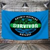 LCFHOME Survivor Tapestry TV Show Flag Firth Outwit Outplay Outlast