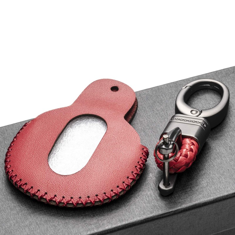 Vitodeco - Funda de cuero protectora y llavero para llave