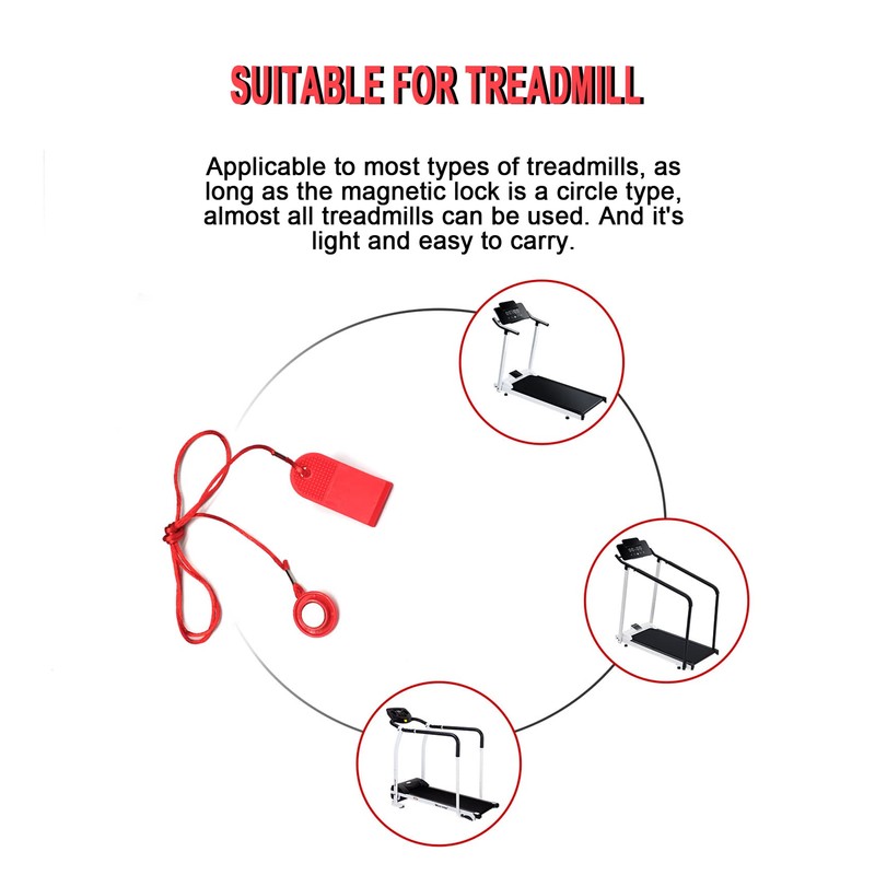 ZENGZHIC Magnetic Safety Switch Universal Treadmill Magnetic Lock Emergency Stop