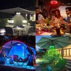 LUXSWAY Patio Umbrella Lights Battery Operated,12 Color Changing Outdoor Umbrella