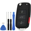 OUTLETDETODO.COM Carcasa Compatible para Llave Control Jetta Clasico Vento Golf