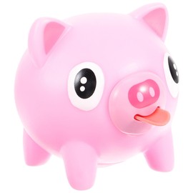 SAFIGLE Squeaky Toys Rubber Talking Toys Cartoon Animal Squeezing Doll Stress Toy Pig Doll Sound Out Screaming Favor Toys Squeeze for Birthday Gift Goodie Bag Stuffer