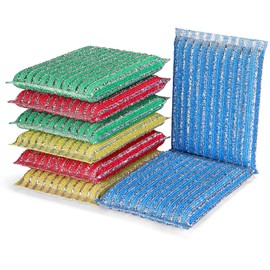 ovwo 8Pads Sponges Kitchen - Premium Dish Sponge, Dish Cloths for Washing Dishes, Dish Scrubber, Dish Brush, Essential Cleaning Supplies in Kitchen Utensils, Ideal for Dishes, Pots, Pans, Sink