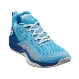 WILSON Rush Pro Lite - Tenis para Mujer, Bonnie Blue/Deja VU Blue/White, 23.5 cm