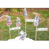 Talking Tables Lot de 12 Pics Alimentaires, Alice Au Pays
