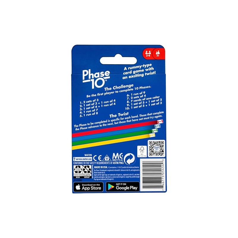 Phase 10 Card Game