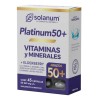 Platinum 50+ Vitaminas Minerales + Elderberry Solanum 45caps Sabor Sin