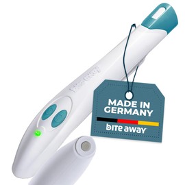 bite away - The Original Electronic Bug bite Treatment for Mosquito Bites, Made in Germany. Without Chemicals - Treatment by Heat, up to 300 Applications Possible with The First Set of Batteries