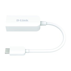 D-Link DUB-E250 USB-C to 2.5G Ethernet Adapter, USB-C to RJ45 2.5 Gigabit LAN, Compatible with Thunderbolt 3, Mac OS and Windows.