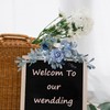 Wedding Party Welcome Sign Flower Decoration
