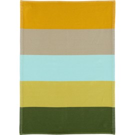 Erwin Müller Tea Towel Pack of 4 Cotton Orange/Green/Turquoise Size 50 x 70 cm
