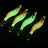 4 pieces shrimp lures, luminous artificial shrimp shape, squid jig