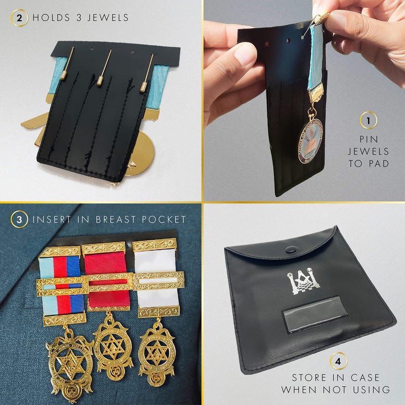 THE MASONIC COLLECTION - Regalia Pocket and Wallet Jewel Holder